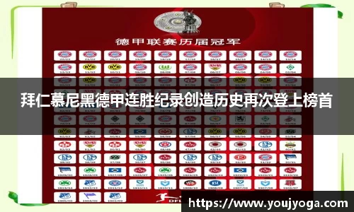 拜仁慕尼黑德甲连胜纪录创造历史再次登上榜首